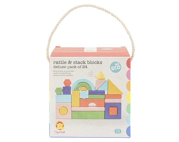 Rattle & Stack Blocks Deluxe Pack de TigerTribe 