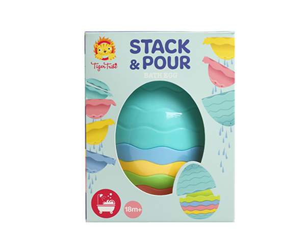 Stack & Pour Bath Egg de TigerTribe 