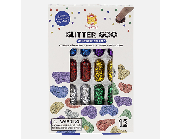 Glitter Goo Gemstone Sparkle (Set 12 pc) de Tigertribe Papeleria