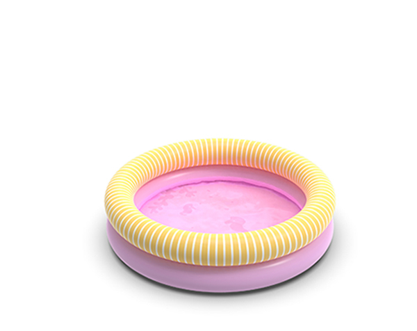 Dippy Small Banana Pink 80 cm de Quut Beach Toys