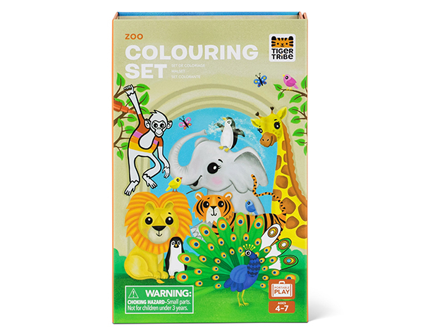 Colouring Set Zoo de Tigertribe Manualidades