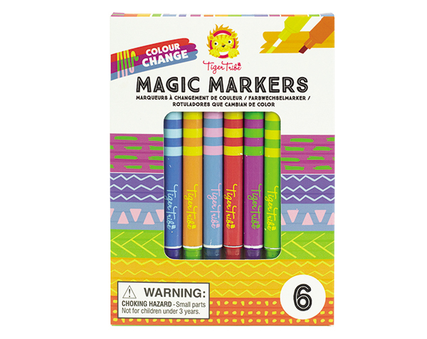 Colour Change Magic Markers (set of 12) de Tigertribe Papeleria