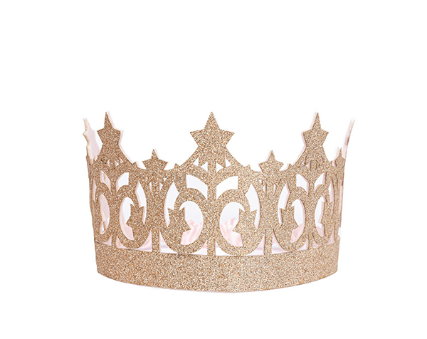 Gold Glitter Crown de GP Complementos Disfraces