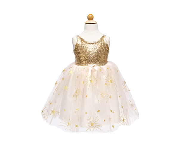 Golden Glam Party Dress, Size 3-4      de GP Disfraces