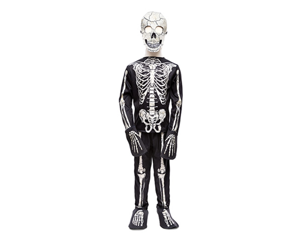 Glow In The Dark Skeleton, Shirt, Pants and Mask, Size 3-4 de GP Halloween