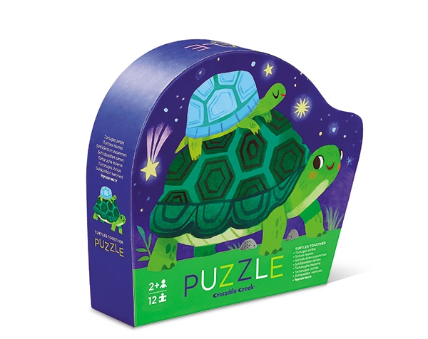 12 pc Mini Puzzle Turtles Together  de CrocodileCreek