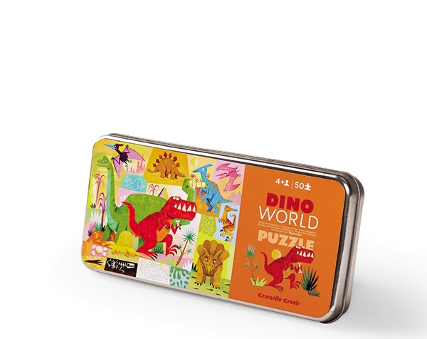 50 pc Tin Puzzle Dino World  de CrocodileCreek