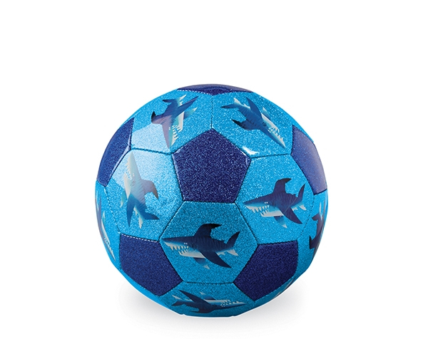 Glitter Soccer Ball Shark City 18 cm. de CrocodileCreek