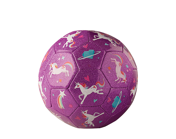 Glitter Soccer Ball Unicorn Galaxy 18 cm. de CrocodileCreek