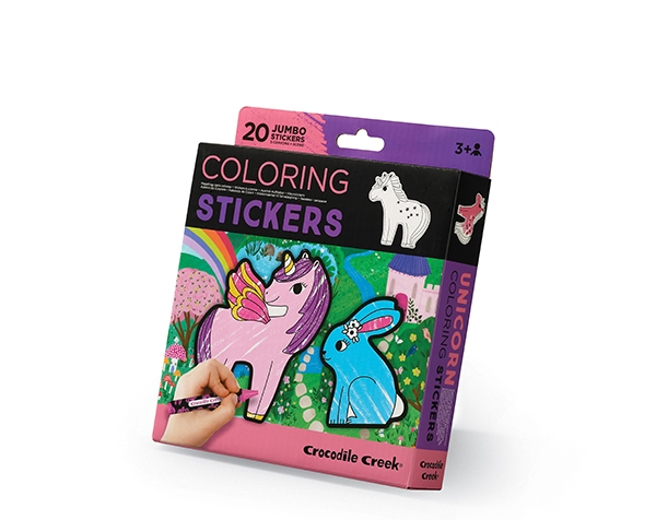 Coloring Stickers Unicorn de CrocodileCreek