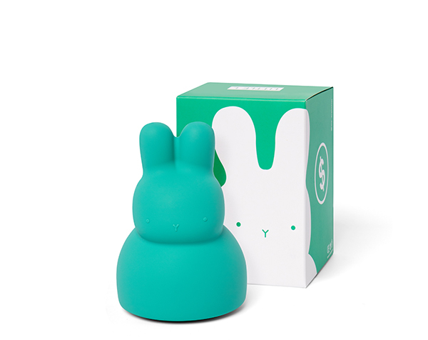 Money Bank Green Rabbit de Little L  Silicone Toys