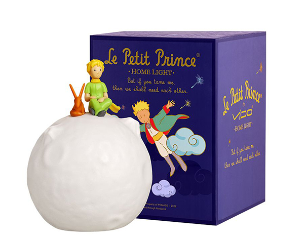VIPO - Veilleuse - le Petit Prince et le Renard - Veilleuse tactile - USB Rechargeable de Trousselier
