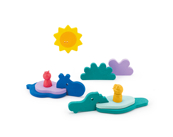 Puzzle friends Into the Jungle de Quut Bath Toys