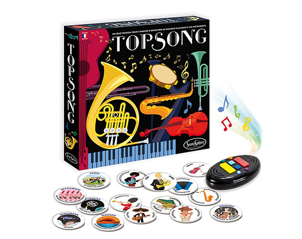 Topsong (FRENCH INSTRUCTIONS) de Sentosphere Juegos de Mesa