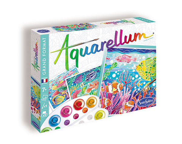 Grand Fods Coralliens de Sentosphere Aquarellum