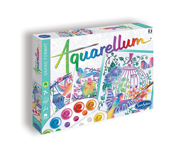 Grand Les Oiseaux S Envolent de Sentosphere Aquarellum