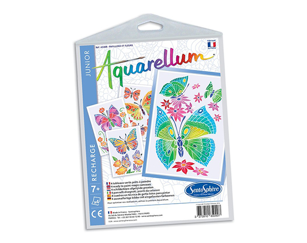 Recharge Junior Papillons de Sentosphere Aquarellum