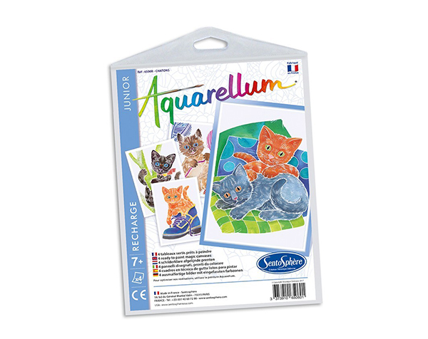 Recharge Junior Chatons de Sentosphere Aquarellum