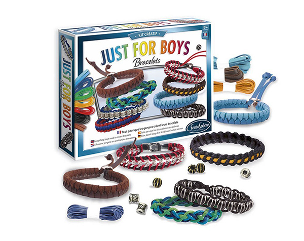Bracelets Just for Boys de Sentosphere Kits Creativos