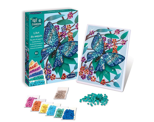 L Art du Sequin Papillon de Sentosphere Kits Creativos