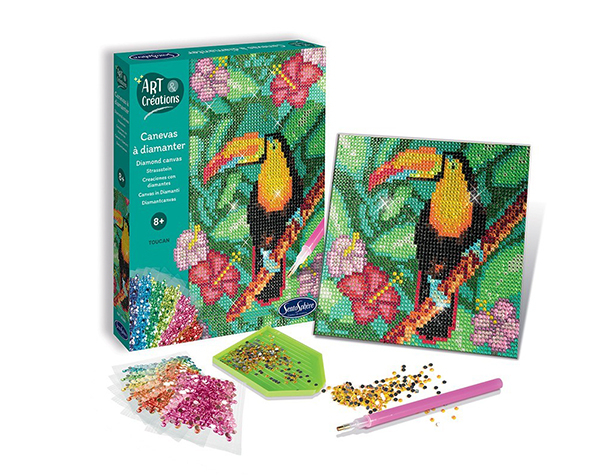 Canevas a Diamanter Toucan de Sentosphere Kits Creativos