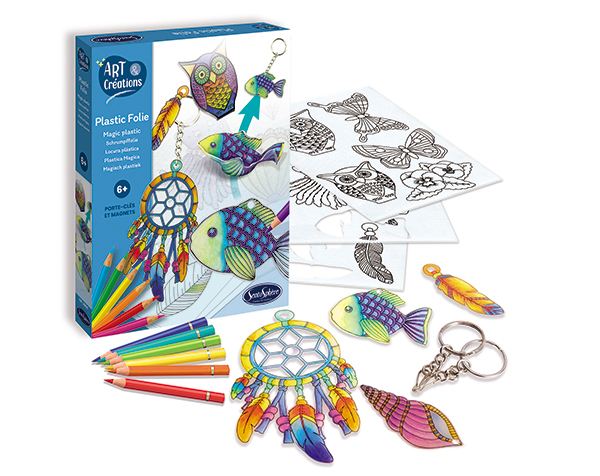 Plastic Folie Porte Cles Magnets de Sentosphere Kits Creativos