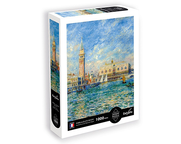 Puzzle 1000 pc Vue de Venise (Le Palais des Doges) - Pierre-Auguste Renoir de Calypto