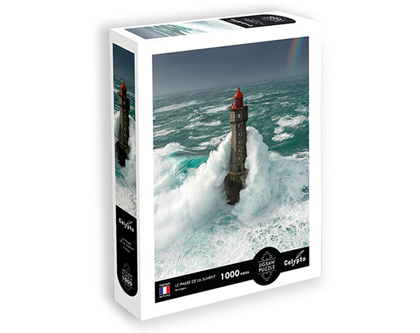 Puzzle 1000 pc PAYSAGE - Le Phare de la Jument - Bretagne de Calypto