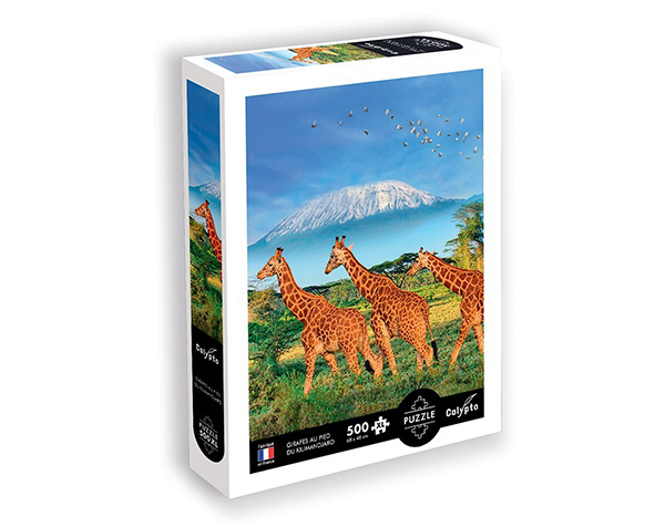 Puzzle 500 pc XL Girafes de Calypto