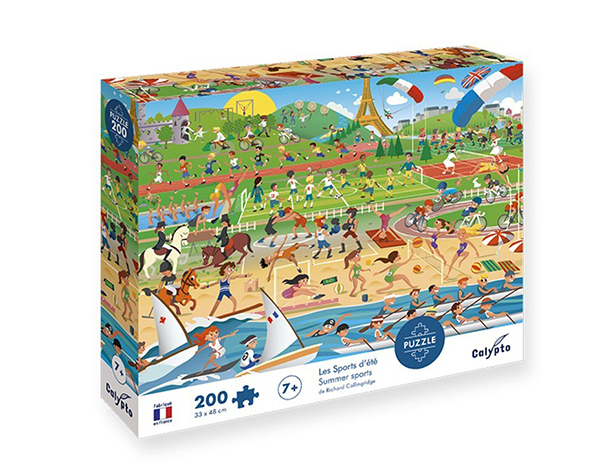 Puzzle 200 pc Les Sports d'Eté de Calypto