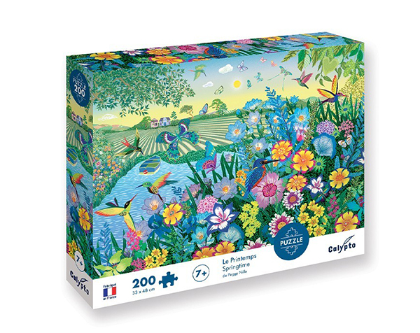 Puzzle 200 pc Le Printemps de Calypto