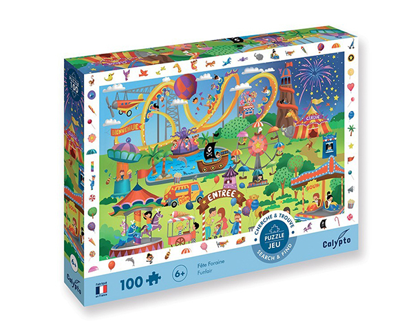 Puzzle 100 pc Fête Foraine de Calypto