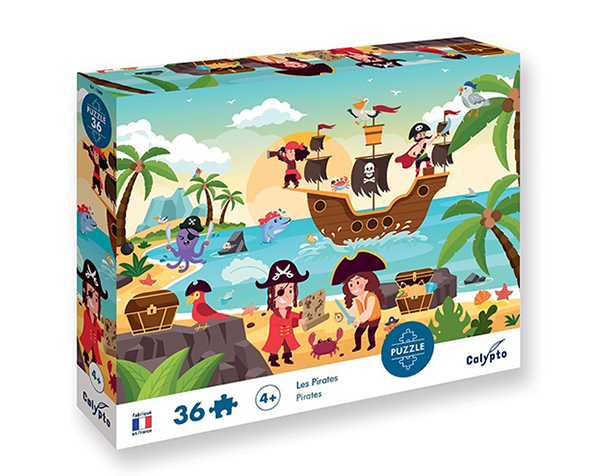 Puzzle 36 pc Les Pirates de Calypto