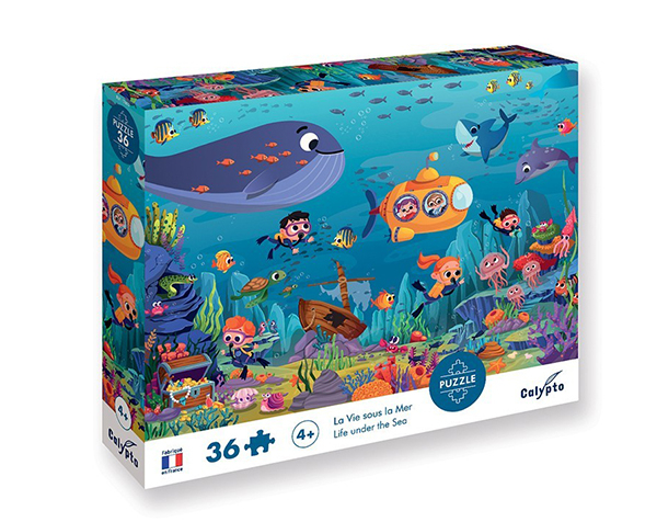 Puzzle 36 pc La Vie sous la Mer de Calypto