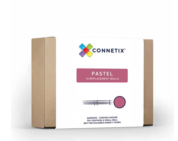 Pastel 16 pc Pastel Replacement Ball Pack de Connetix Pastel