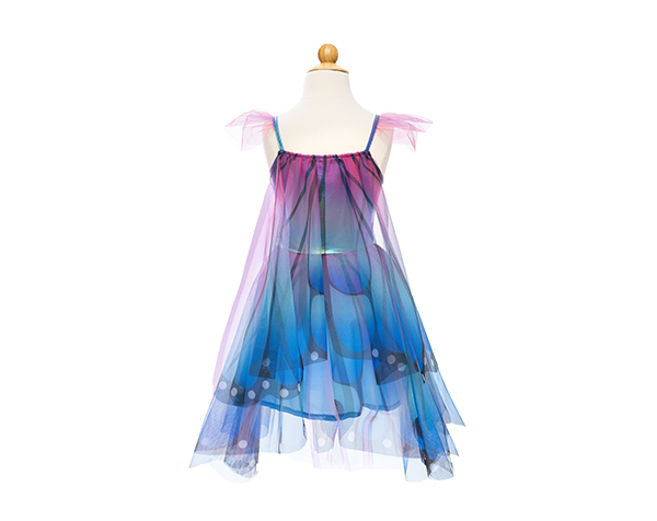 Butterfly Twirl Dress & Wings Blue-Purple 3-4 de GP Disfraces