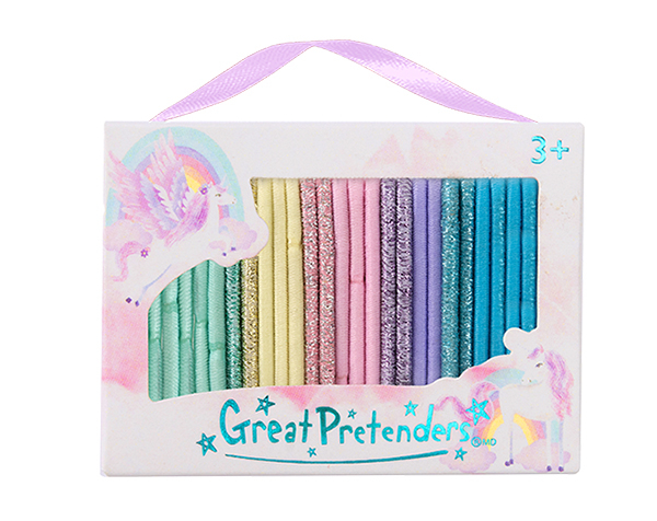 Over the Rainbow Hairties, 25 piece de GP Classic Jowelry