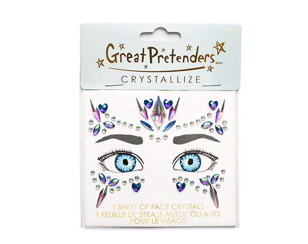 Face Crystals - Ice Princess, 1 Sheet de GP Stickers y Tattoos