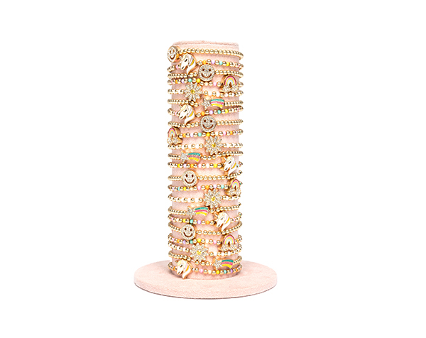Spring Bracelets with Velvet Stand, 24 Piece de GP Classic Jowelry