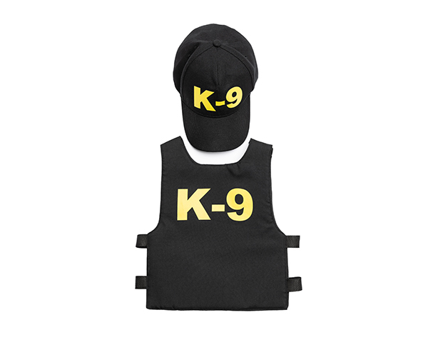 K9 Unit Police Set, Vest, Hat & Plush Puppy 3-4 de GP Disfraces Oficios