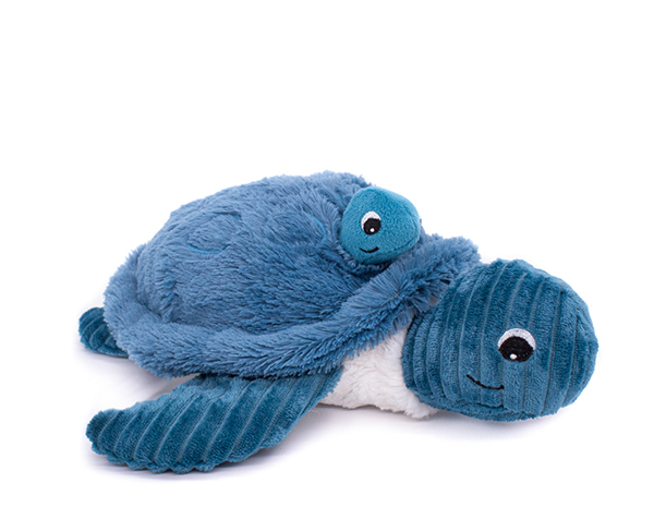 Sauvenou The Turtle Mum & Baby Blue  de Les Pitipotos