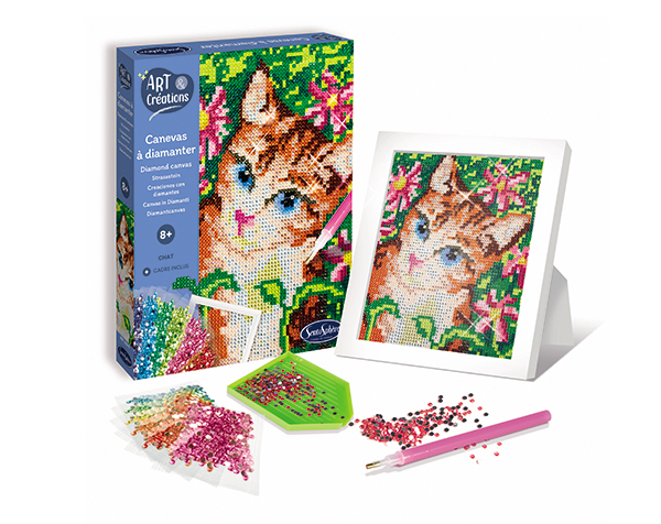 Canevas a Diamanter Chaton de Sentosphere Kits Creativos