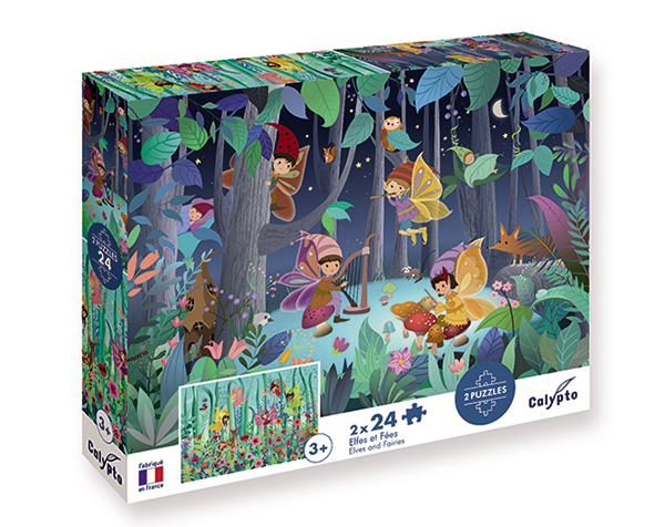 Puzzle 24 pc Elfes et Fées de Calypto