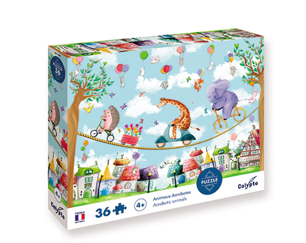 Puzzle 36 pc Animaux Acrobates de Calypto