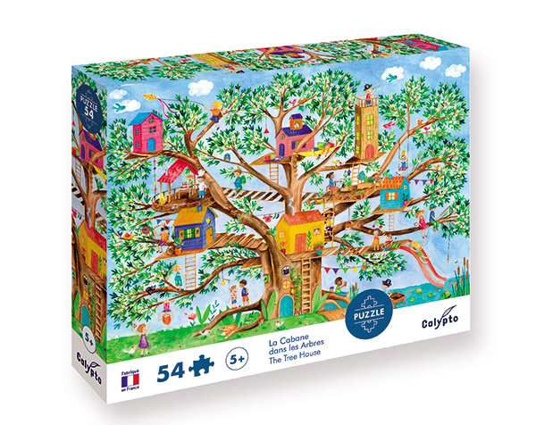 Puzzle 54 pc La Cabane dand les Arbres de Calypto