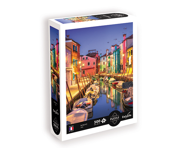 Puzzle 500 pc XL Burano - Italie de Calypto