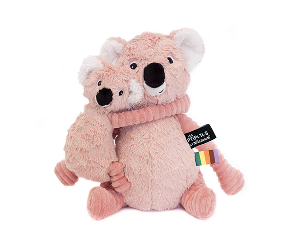 Trankilou The Koala Mom & Baby Pink de Les Pitipotos