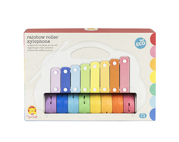 Rainbow Roller Xylophone de Tigertribe Juguetes