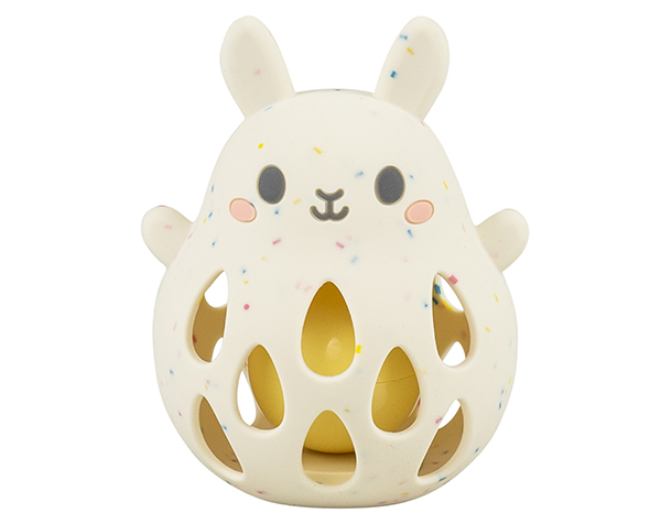 Silicone Rattle Bunny de Tigertribe Juguetes