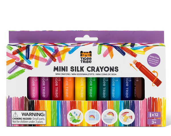 Mini Silk Crayon (Set de 12) de Tigertribe Papeleria